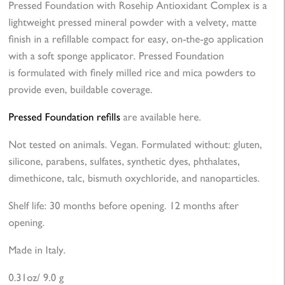 Alima Pure Pressed Powder Foundation in Chestnut - Picture 6 of 6